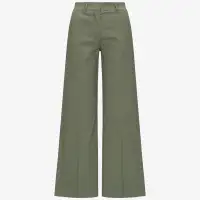 TYA TWILL TECH - Pants - CHINO - Woman - GREEN LICHEN