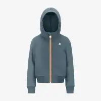 P. RAINER LIGHT SPACER - Fleece - Jacket - Boy - GREEN IRON