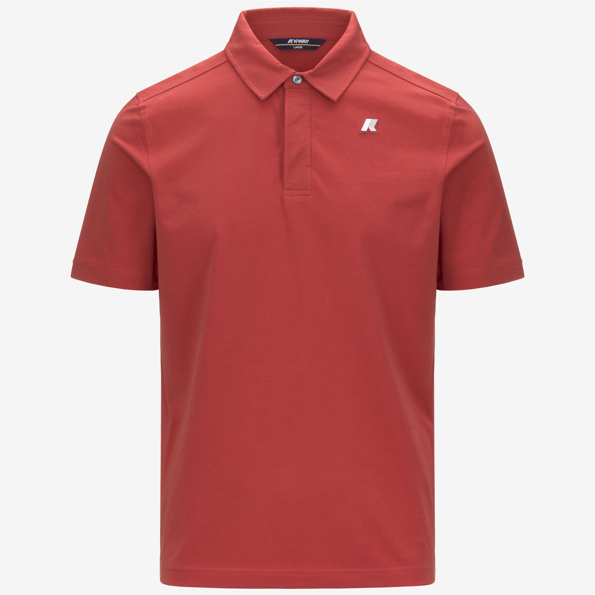 VINCELLE LIGHT STRETCH JERSEY - Polo Shirts - Polo - Man - RED JASPER