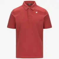VINCELLE LIGHT STRETCH JERSEY - Polo Shirts - Polo - Man - RED JASPER