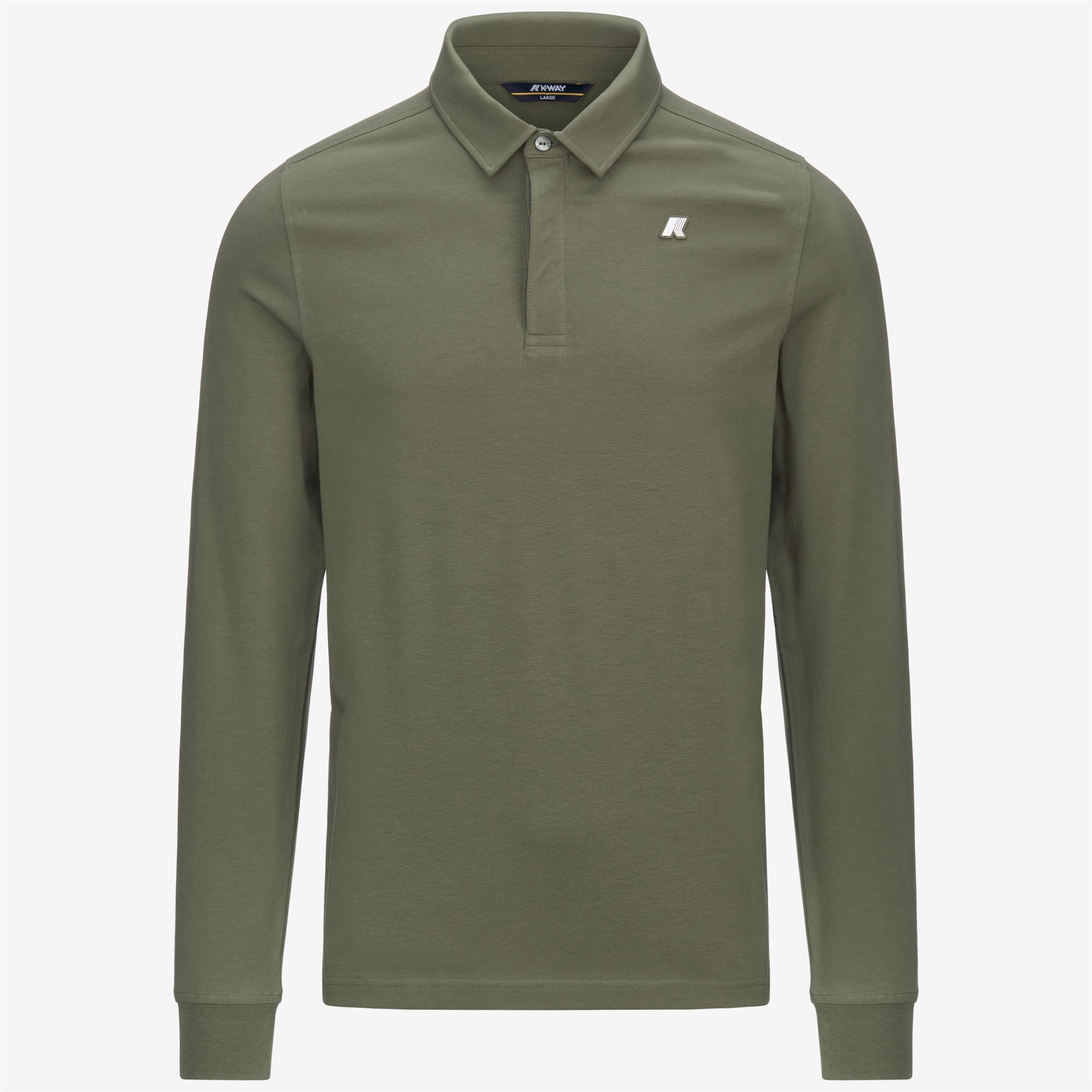 TIBERE LIGHT STRETCH JERSEY - Polo Shirts - Polo - Man - GREEN LICHEN