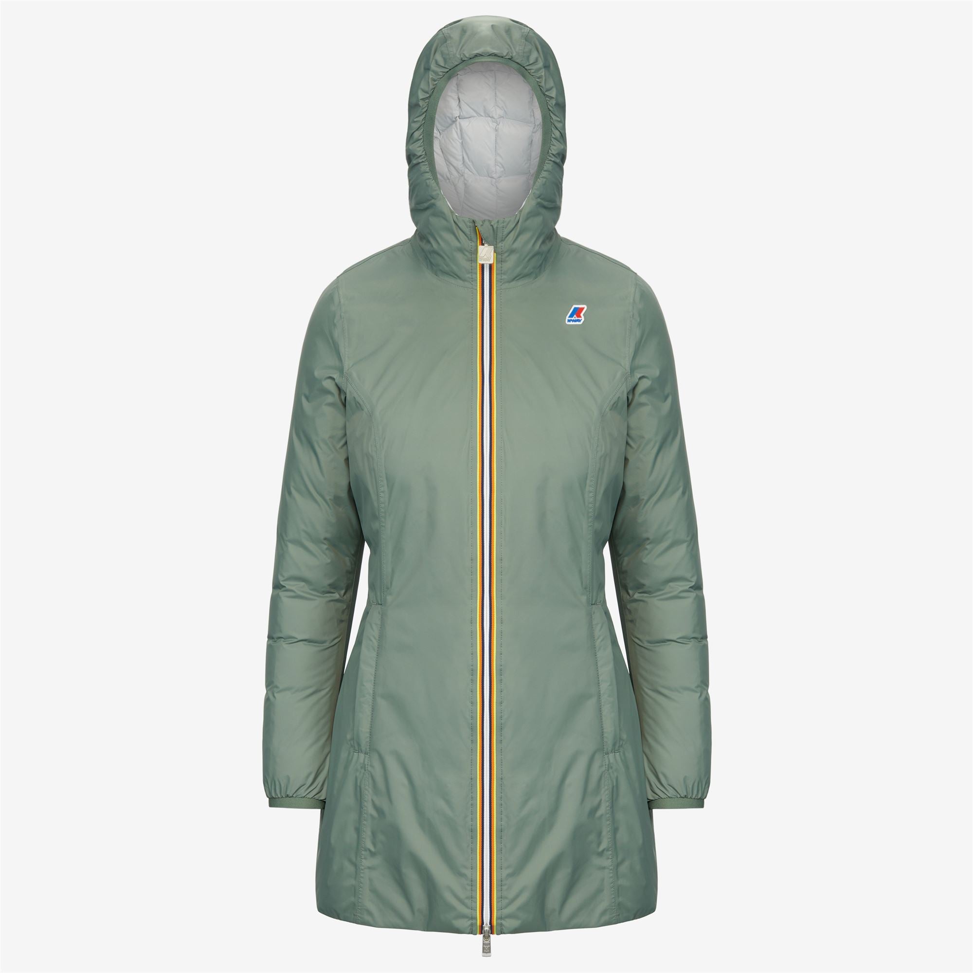 DENISE THERMO PLUS.2 REVERSIBLE - Jackets - 3/4 LENGTH - Woman - GREEN LAUREL-GREY LT