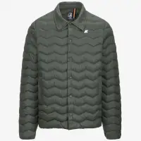BRUNO QUILTED WARM - Jackets - Short - Man - GREEN BLACKISH