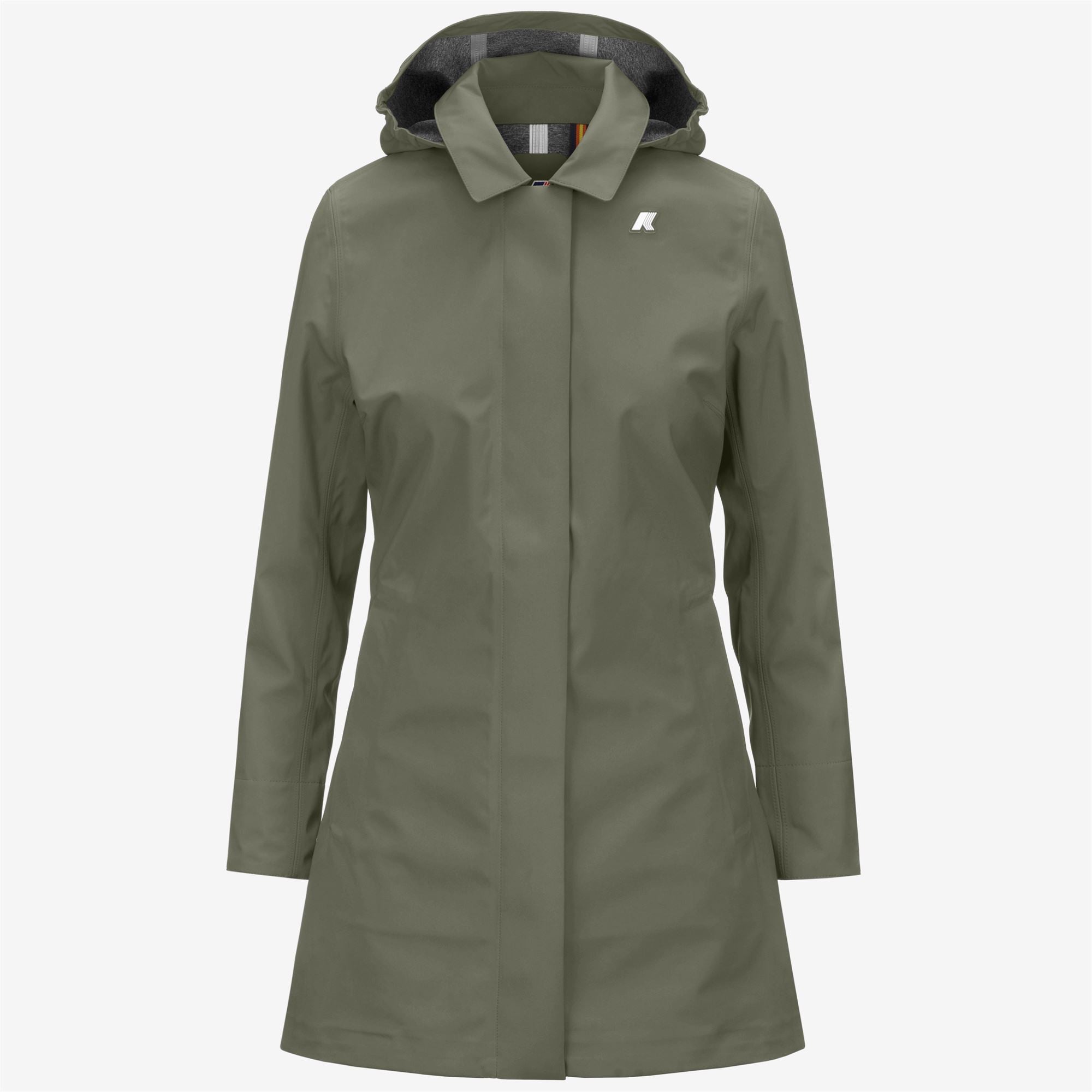 MATHY BONDED JERSEY - Jackets - Mid - Woman - GREEN LICHEN
