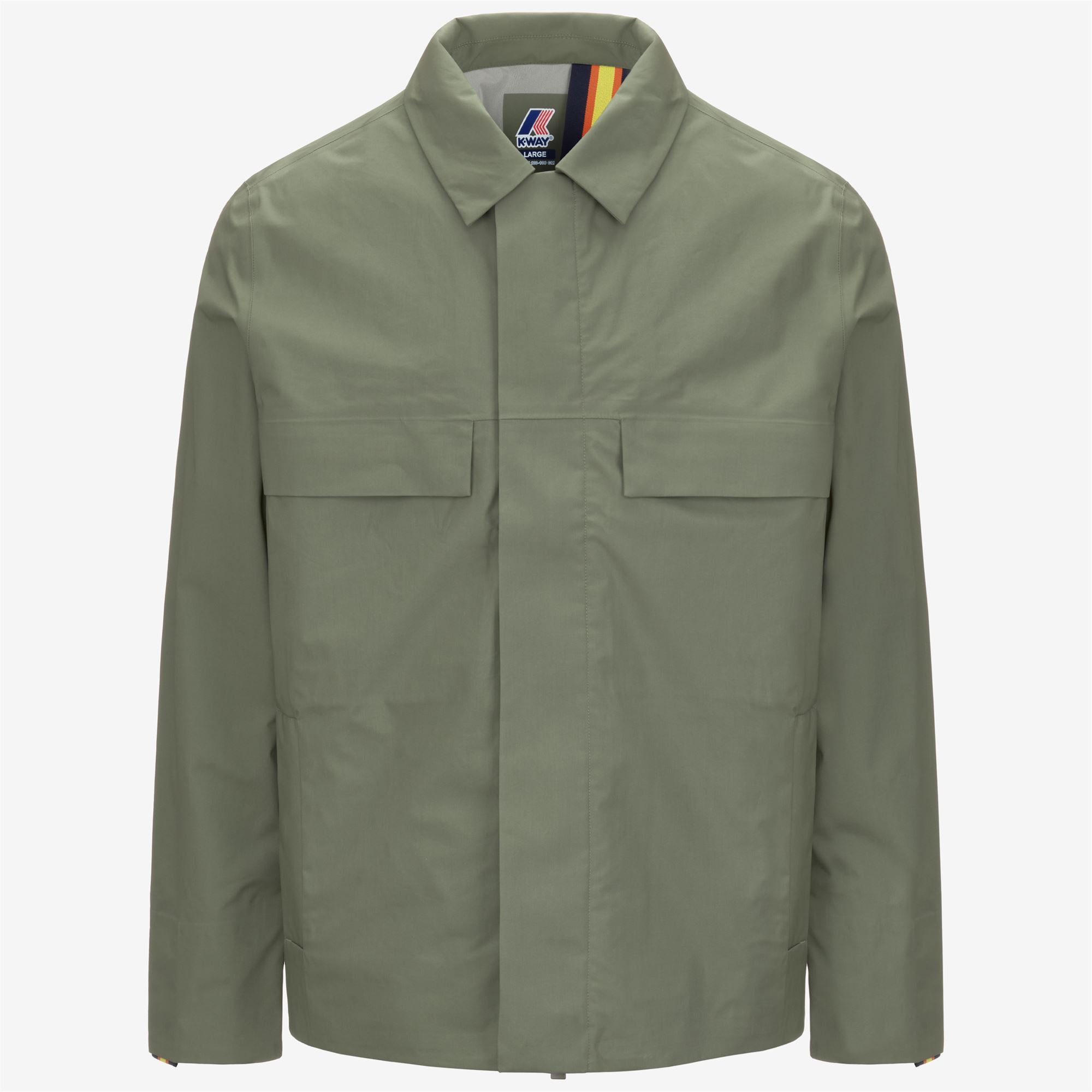 ORION 3L POPLIN - Jackets - Short - Man - GREEN LICHEN-BEIGE LT
