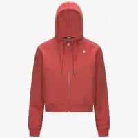 ARWEN FRENCH TERRY - Fleece - Jacket - Woman - RED JASPER