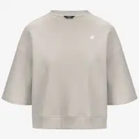 GWEN FRENCH TERRY - Fleece - Pull  Over - Woman - BEIGE LT