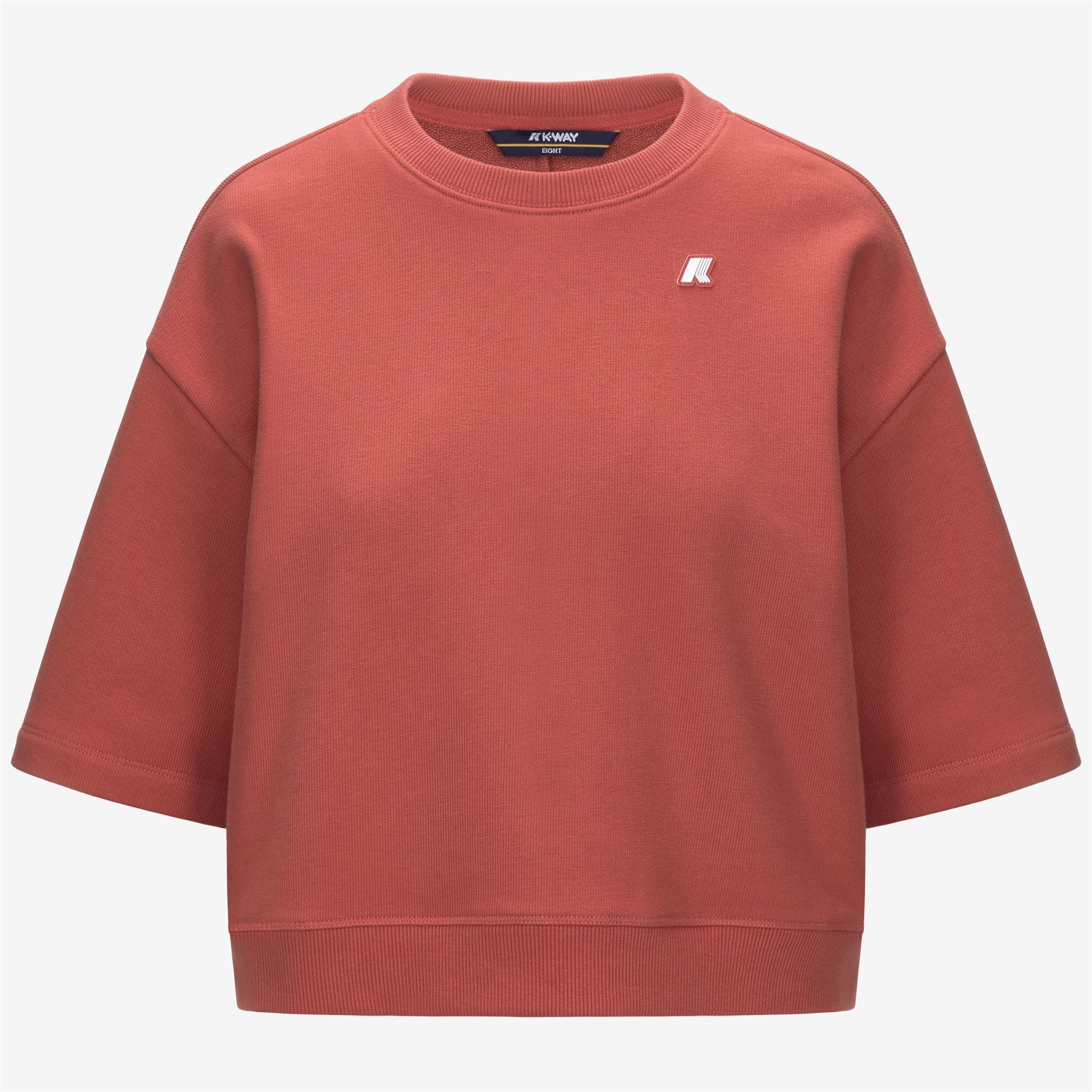 GWEN FRENCH TERRY - Fleece - Pull  Over - Woman - RED JASPER