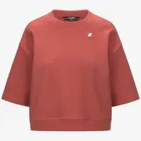 GWEN FRENCH TERRY - Fleece - Pull  Over - Woman - RED JASPER
