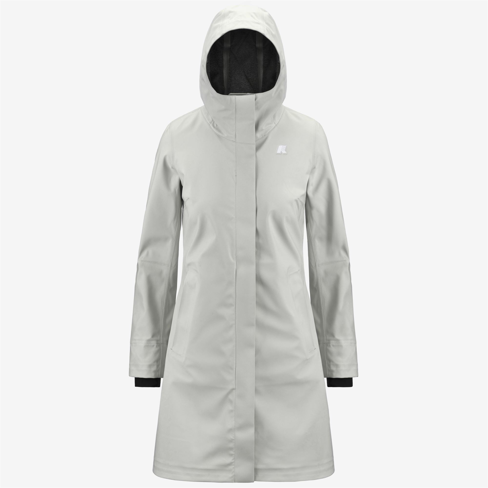 STEPHY BONDED JERSEY - Jackets - 3/4 LENGTH - Woman - BEIGE LT