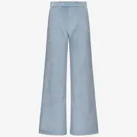 JENNY VELOUR POLAR - Pants - Sport Trousers - Woman - BLUE A-BLUE A