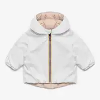 E. JACK ST THERMO REVERSIBLE - Jackets - Short - Kid unisex - WHITE G-PINK T