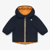 E. JACK ST THERMO REVERSIBLE - Jackets - Short - Kid unisex - BLUE DEPTH-YELLOW INCA