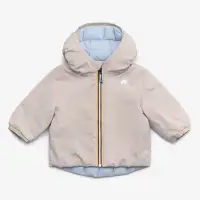 E. JACK ST THERMO REVERSIBLE - Jackets - Short - Kid unisex - BEIGE GREY-BLUE AVIO