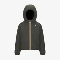 P. JACK ST WARM REVERSIBLE - Jackets - Short - Boy - GREEN BLACKISH-BLACK PURE