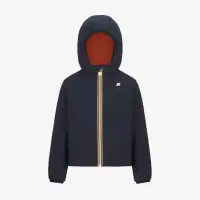 P. JACK ST WARM REVERSIBLE - Jackets - Short - Boy - BLUE DEPTH-RED POMPEIAN