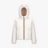 P. LILY ST WARM REVERSIBLE - Jackets - Short - Girl - WHITE G-PINK T