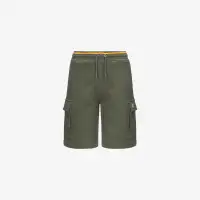 P. ERIK STRIPES FRENCH TERRY - Shorts - Sport  Shorts - Boy - GREEN LICHEN