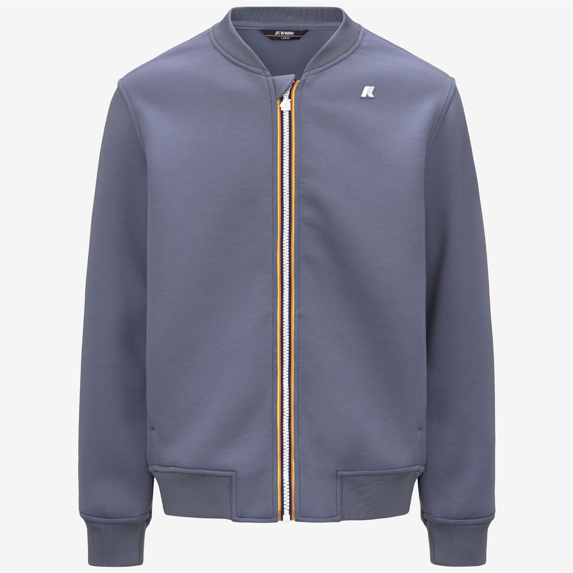 ABEL SPACER - Fleece - Jacket - Man - GREY BLUE AVIO