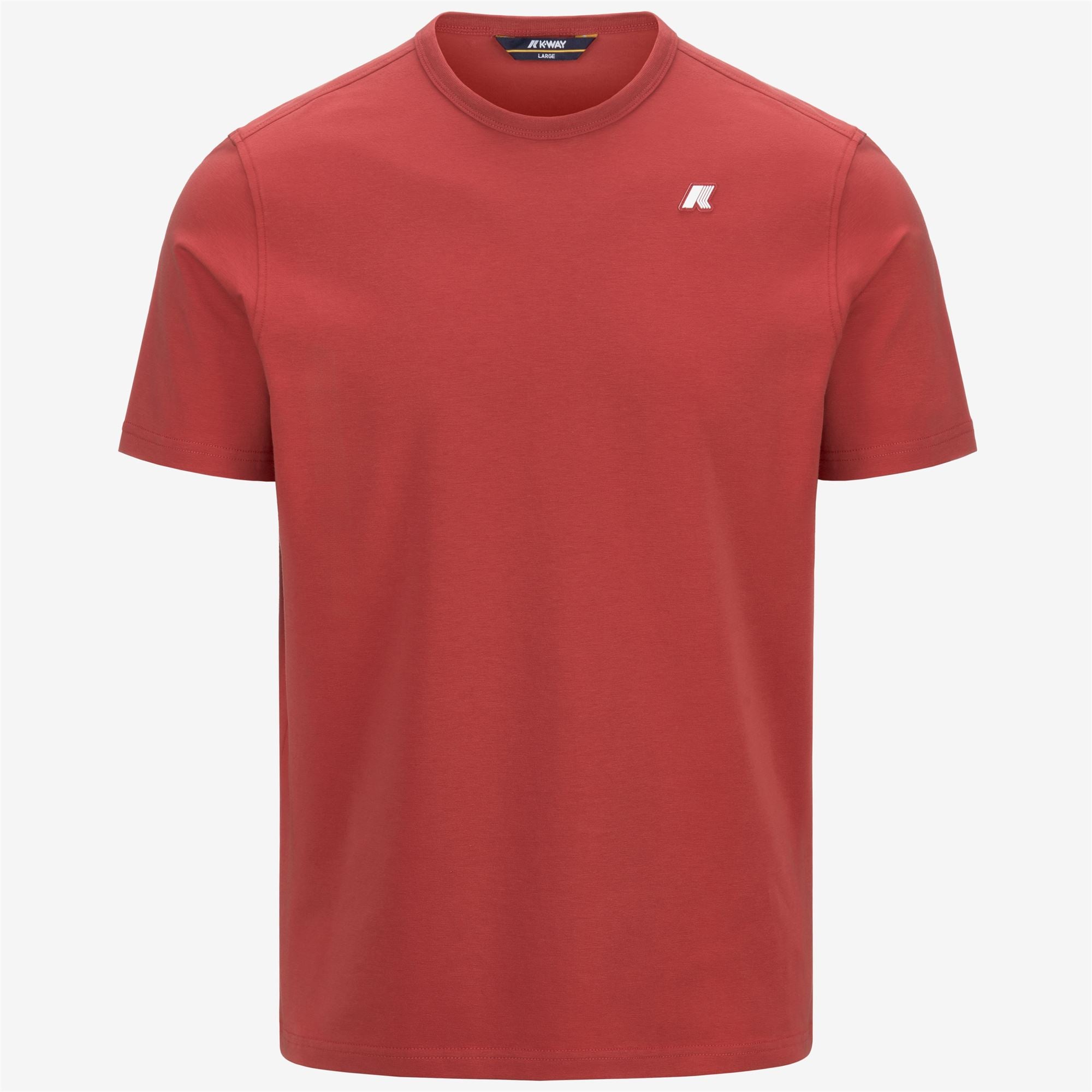 ADAME LIGHT STRETCH JERSEY - T-ShirtsTop - T-Shirt - Man - RED JASPER