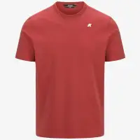 ADAME LIGHT STRETCH JERSEY - T-ShirtsTop - T-Shirt - Man - RED JASPER