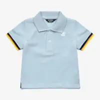 E. VINCENT CONTRAST PIQUE - Polo Shirts - Polo - Kid unisex - BLUE BABY