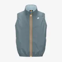 P. VALEN PLUS.2 REVERSIBLE - Jackets - Vest - Boy - GREEN IRON-BLUE BABY