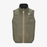 P. VALEN PLUS.2 REVERSIBLE - Jackets - Vest - Boy - GREEN LICHEN-BLUE DEPTH