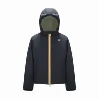 P. JACQUES WARM REVERSIBLE - Jackets - Short - Boy - BLUE DEPTH-GREEN BLACKISH