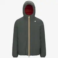 JACK ST THERMO REVERSIBLE - Jackets - Short - Man - GREEN BLACKISH-RED POMPEIAN