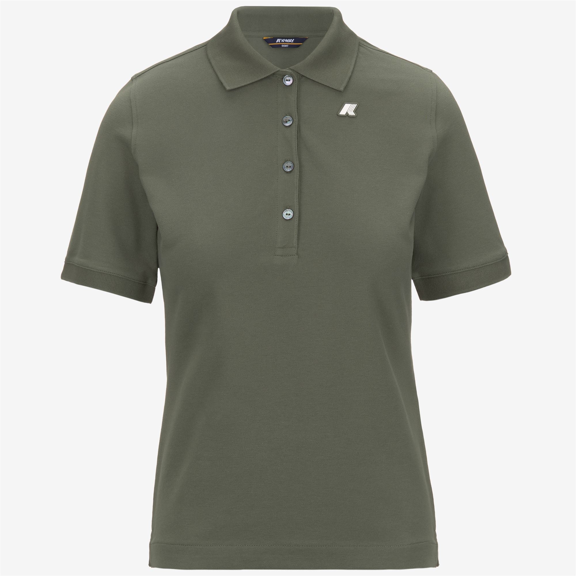 ALI PIQUE - Polo Shirts - Polo - Woman - GREEN LICHEN