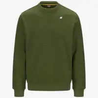 BAPTISTE HEAVY FLEECE - Fleece - Jumper - Man - GREEN CYPRESS