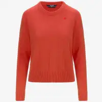 DOMITINE COTTON CASHMERE - KNITWEAR - Pull  Over - Woman - RED PAPAVERO