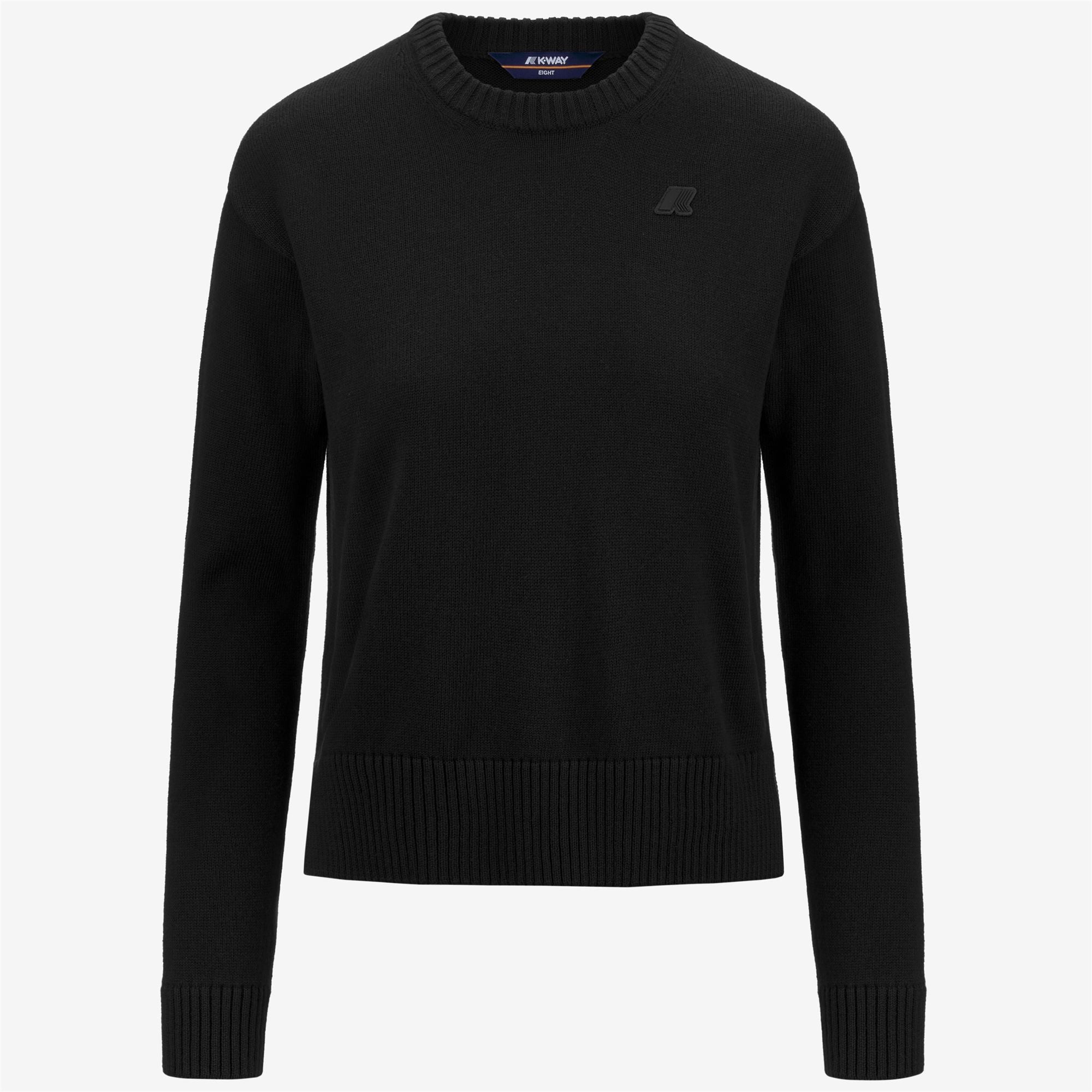 DOMITINE COTTON CASHMERE - KNITWEAR - Pull  Over - Woman - BLACK PURE