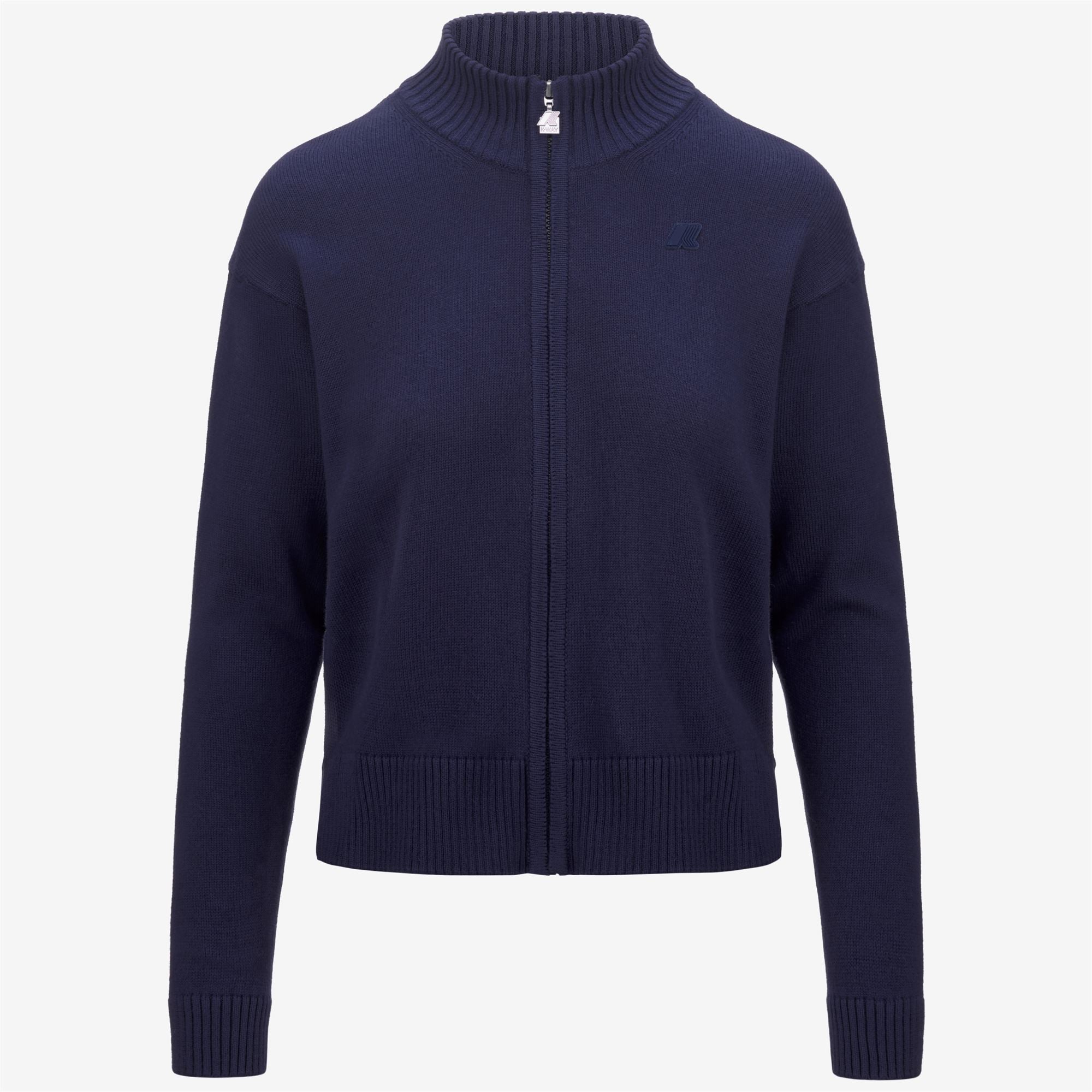 BETINNE COTTON CASHMERE - KNITWEAR - Jacket - Woman - BLUE DK