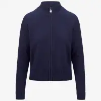 BETINNE COTTON CASHMERE - KNITWEAR - Jacket - Woman - BLUE DK