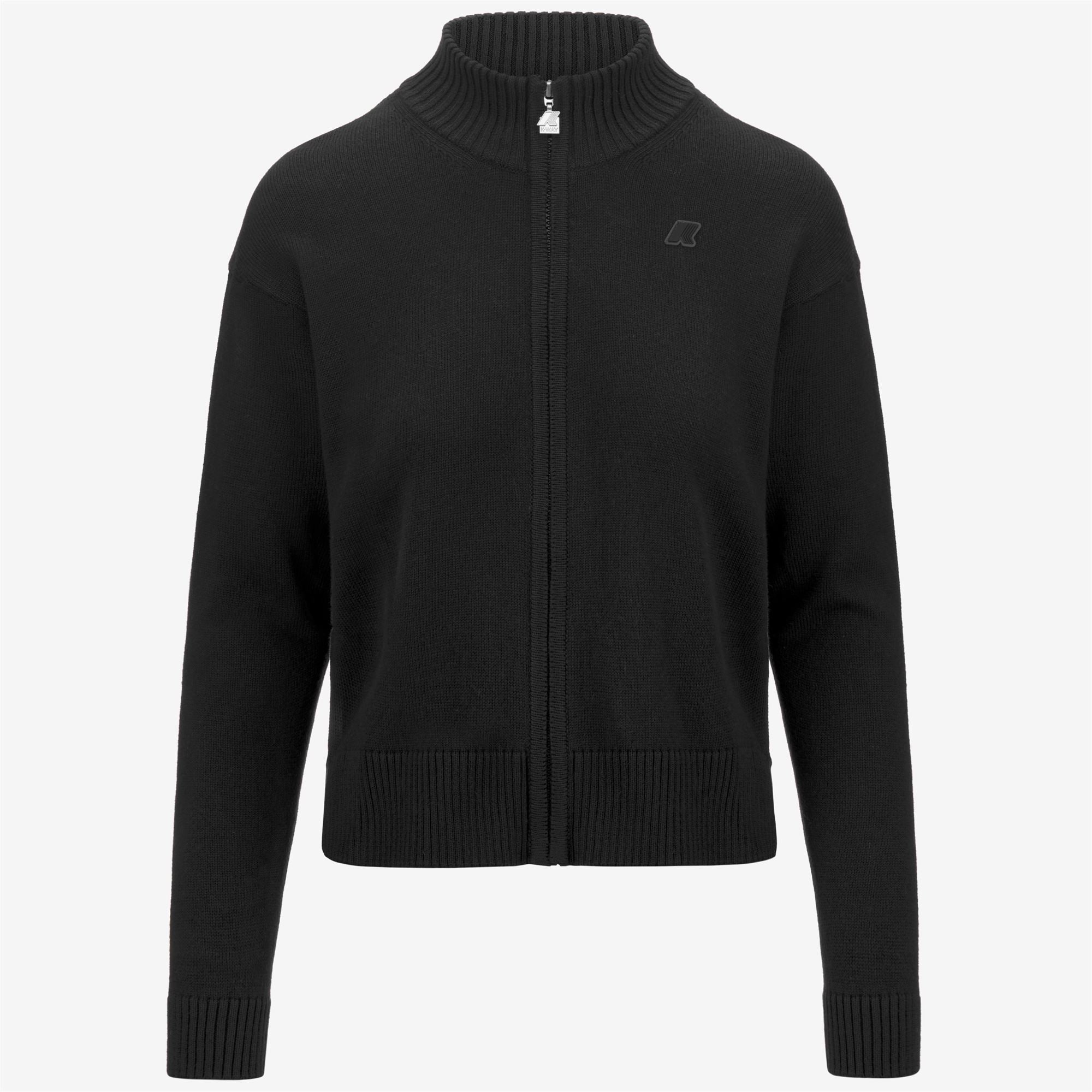 BETINNE COTTON CASHMERE - KNITWEAR - Jacket - Woman - BLACK PURE