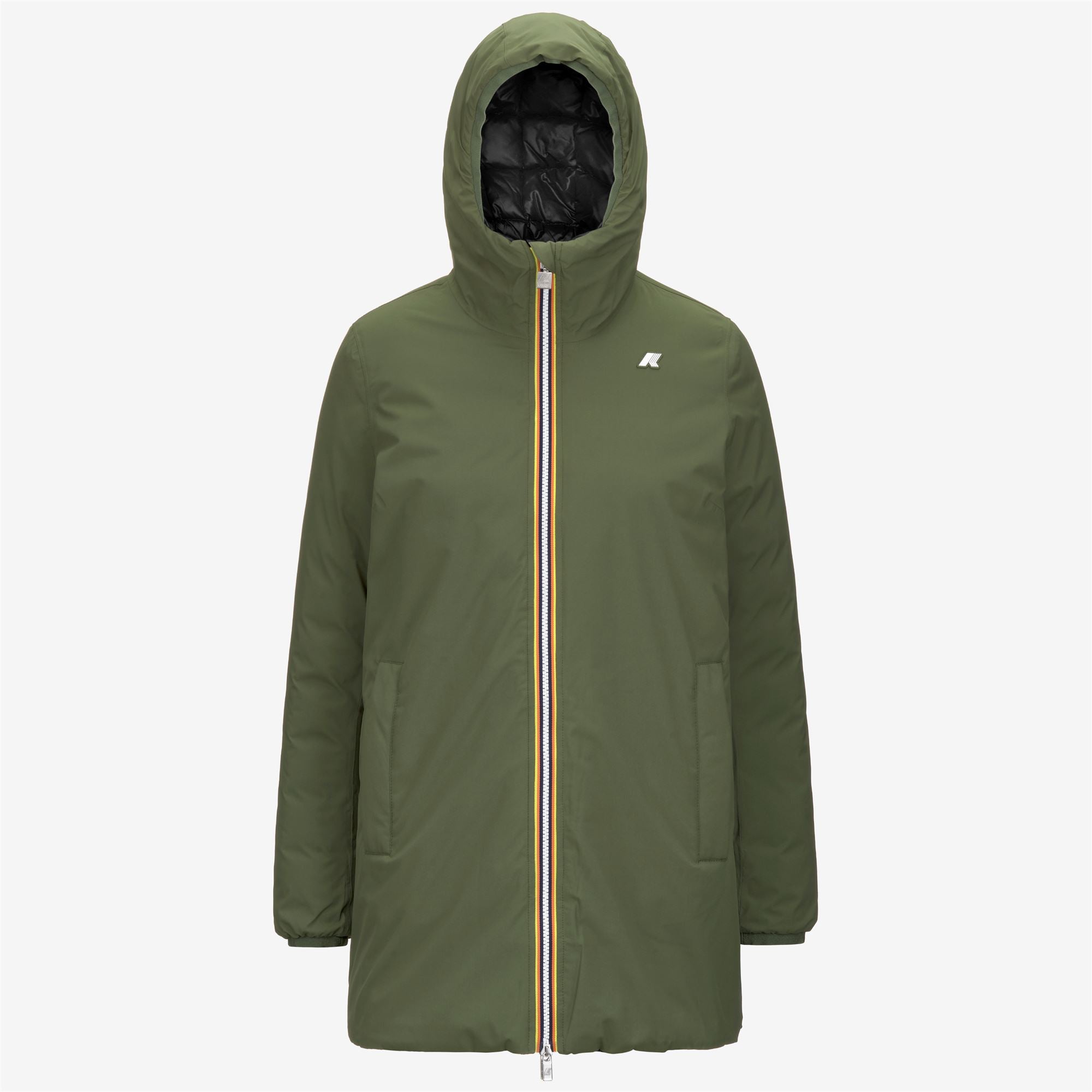 SOPHIE ST THERMO REVERSIBLE - Jackets - Mid - Woman - GREEN C-BLACK P