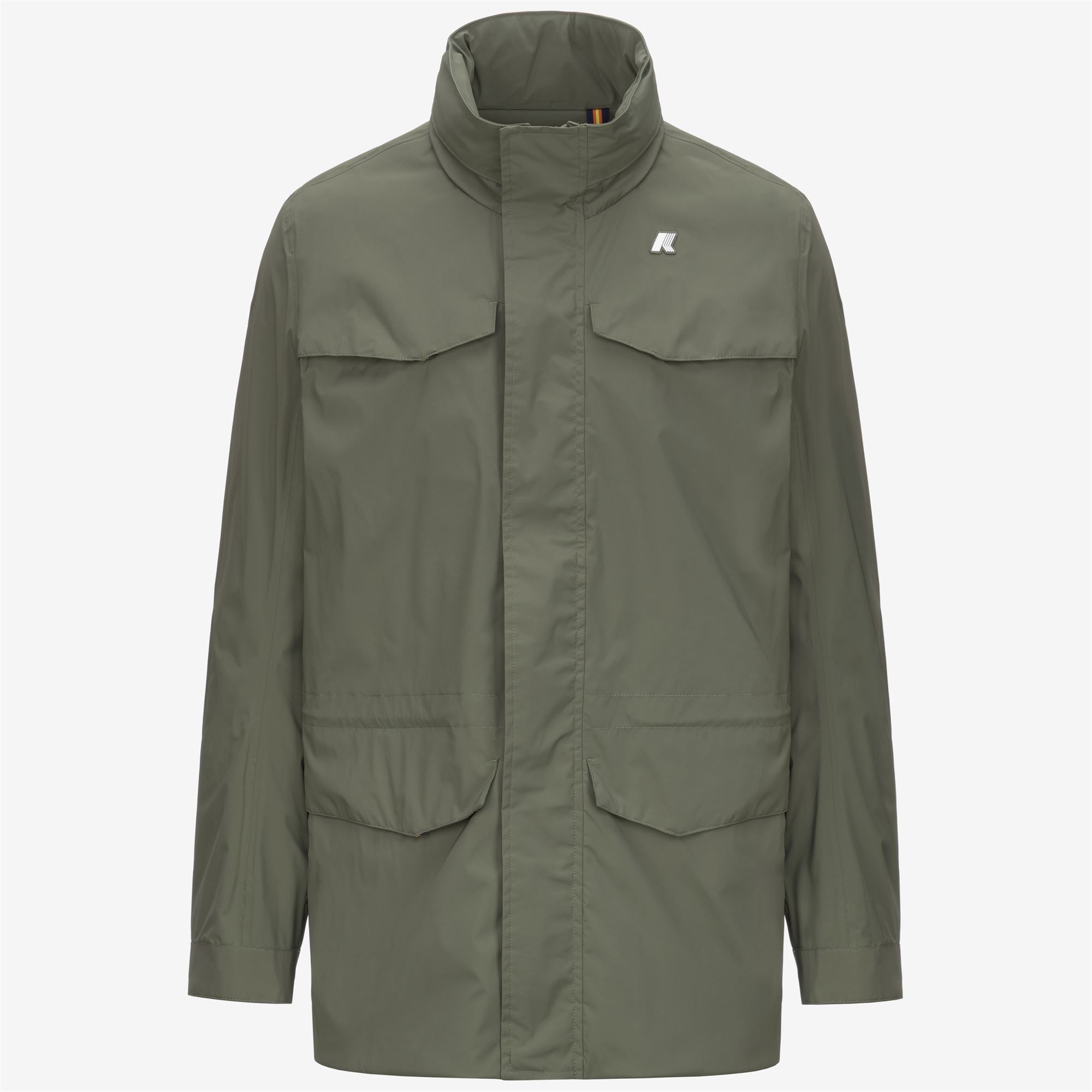 MANUEL STRETCH NYLON JERSEY - Jackets - Mid - Man - GREEN LICHEN