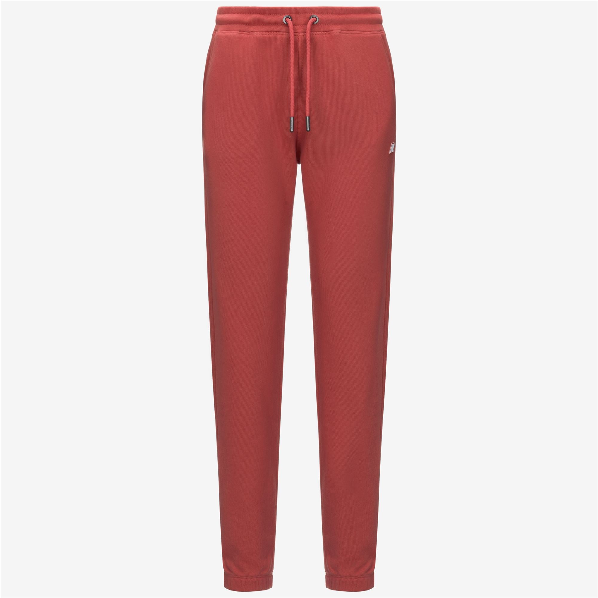 GINEVRETTE FRENCH TERRY - Pants - Sport Trousers - Woman - RED JASPER