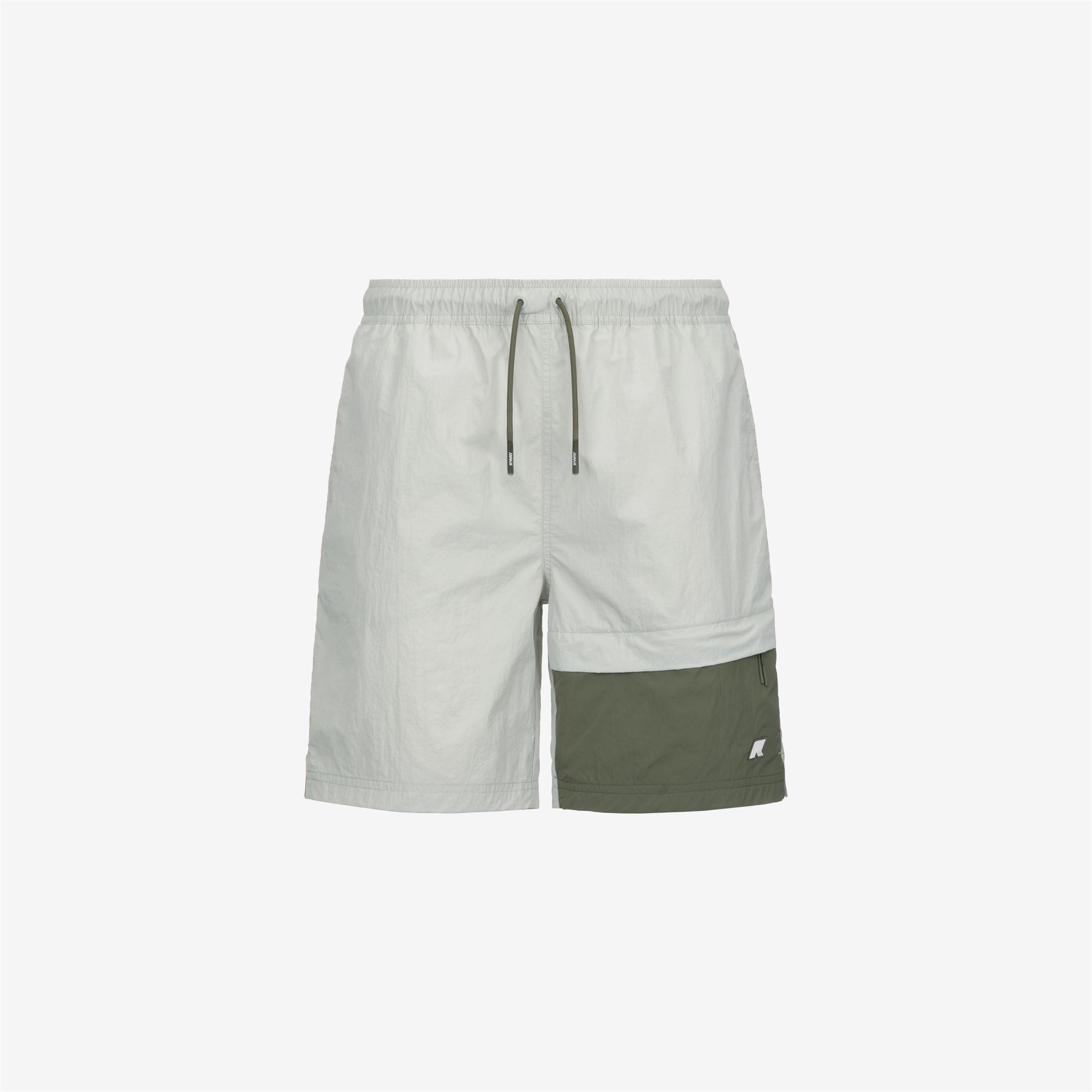 LENON INSERT BEACH - Bathing Suits - Swimming Trunks - Man - BEIGE LT-GREEN LICHEN