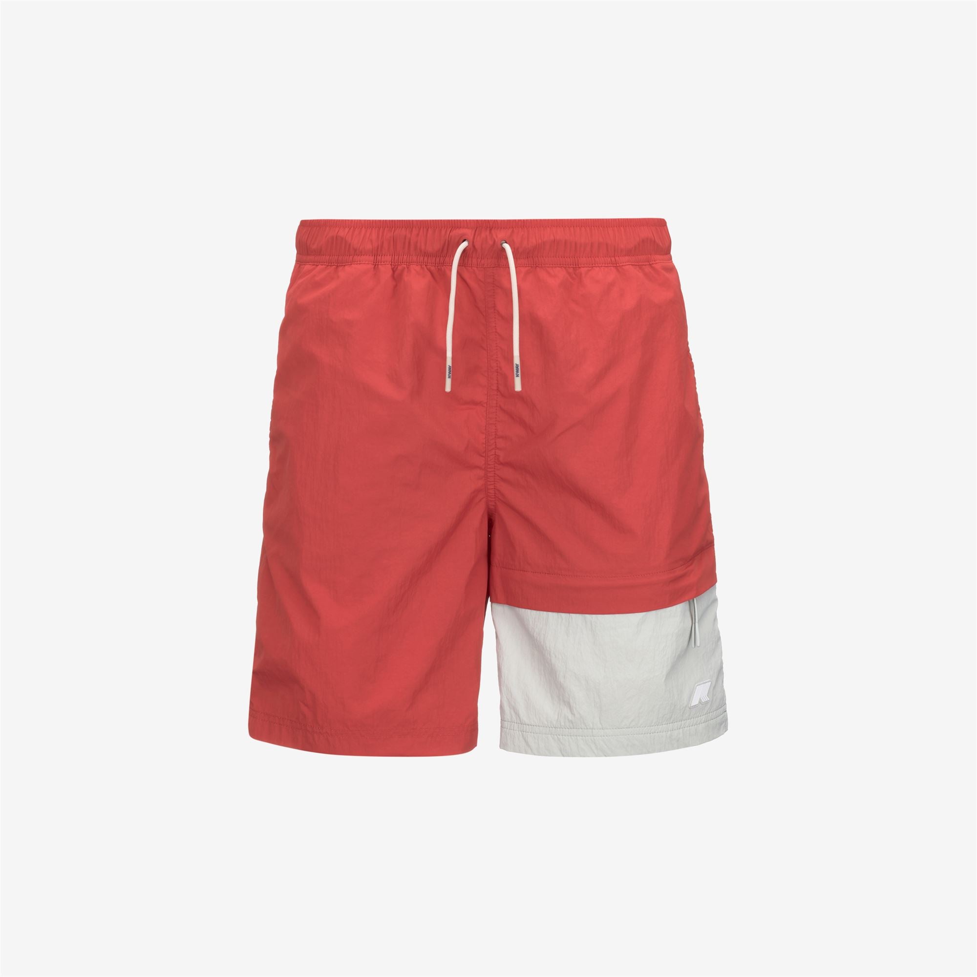 LENON INSERT BEACH - Bathing Suits - Swimming Trunks - Man - RED JASPER-BEIGE LT