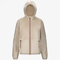 LILY VELOUR POLAR REVERSIBLE - Fleece - Jacket - Woman - BEIGE GREY-BEIGE GREY