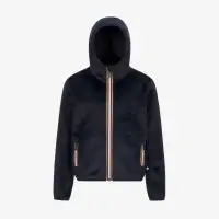P. LILY VELOUR POLAR REVERSIBLE - Fleece - Jacket - Girl - BLUE DEPTH-BLUE DEPTH