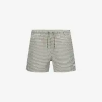 HAZEL CHECK BEACH - Bathing Suits - Swimming Trunks - Man - WHITE-GREEN LICHEN