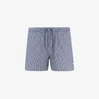 HAZEL CHECK BEACH - Bathing Suits - Swimming Trunks - Man - WHITE-BLUE DEEP COBALT
