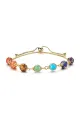 Gold 7 Chakra Gemstone Bracelets