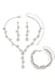 Silver Diamond Jewelry Sets