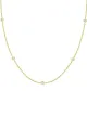 Round Zircon Clavicle Necklace
