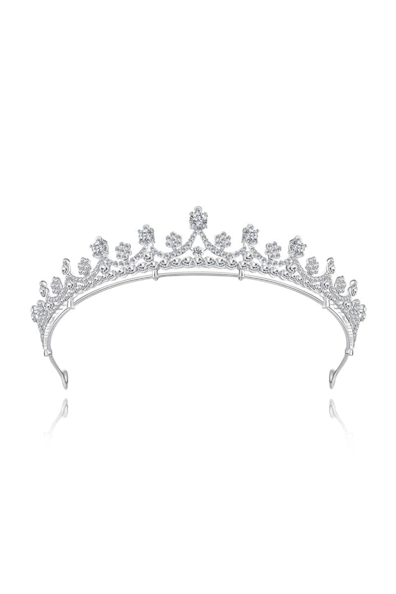 Shinny Zircons Delicate Royal Bridal Alloy Tiara